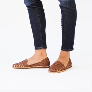 Nisolo Ecuador Huarache Sandal, NWOT, burnt sienna